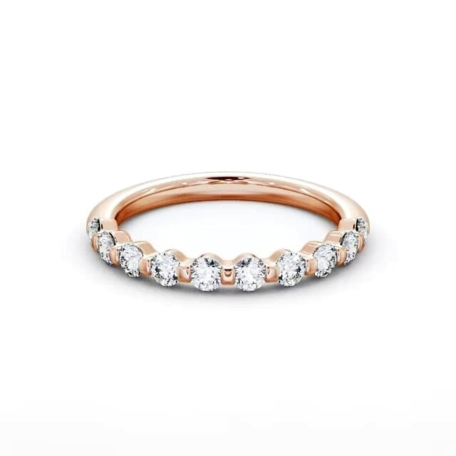 Mae Half Eternity Round Lab Diamond Tension Set Ring